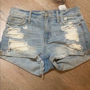 Distressed shorts
